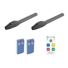 Life OPTIMO OP2 24Vdc linear screw double kit for swing gates up to 2.3m